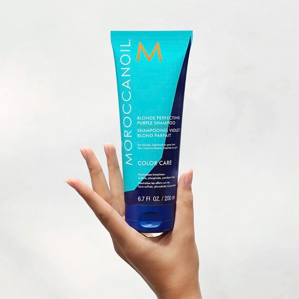 Moroccanoil® Blonde Perfecting Purple Shampoo 70ml/200ml