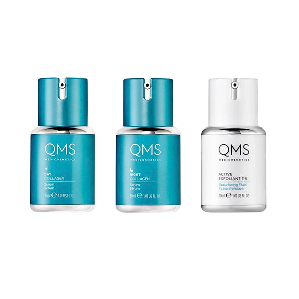 QMS Collagen + Exfoliant Set - Strong 30ml x 3