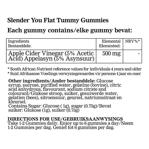 Slender You Flat Tummy Gummies 100g